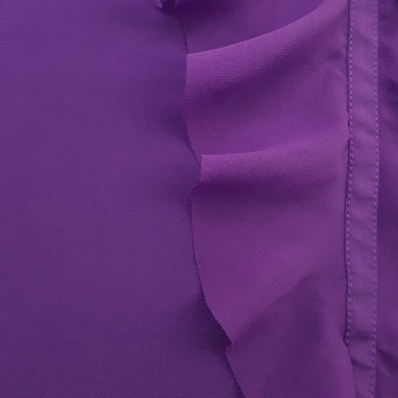 WHITE HOUSE BLACK MARKET Sleeveless Ruffle Blouse - Picture 7 of 9